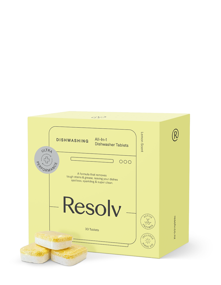 Resolv Dishwashing Tablets Lemon Scent Resolv Dishwashing Tablets Lemon Scent